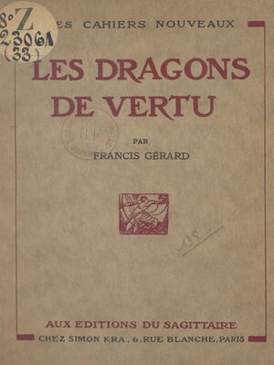 cover image of Les dragons de vertu